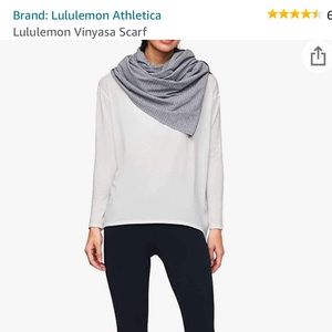 NWOT Lululemon Vinyasa Scarf (see last two photos for pattern)